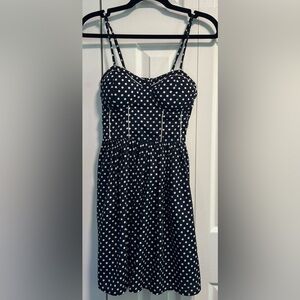 American Rag Polka Dot Sleeveless Dress